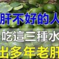 肝不好的人要知道，這3種「排毒養肝的水果」吃越多，肝臟毒素排得越乾淨