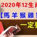 麥玲玲2020鼠年十二生肖運程提前看（下）！特別是【屬馬羊猴雞狗豬】的人