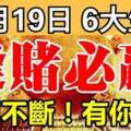 12月19日開始，好運不斷，逢賭必贏的6大生肖！