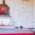 潑漆蔣介石銅像 掰「受難者鮮血」不起訴　