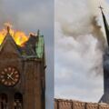 荷蘭百年教堂遭火噬尖塔斷裂瞬間曝…居民心痛