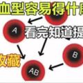 什麼血型容易得什麼病？你是什麼血型？值得收藏~