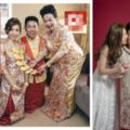 68歲薛家燕與兒子兒媳一起拍婚紗照，緊握兩人的手笑得超開心！