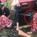 茫了！19歲少女頭卡進排氣管要人救事後解釋為何要做？酒醉的人果然理解不能…