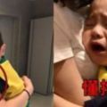 護士姊姊太正...2歲男童打預防針「假哭」趴巨。。。狂蹭！搖到一半被媽打擾...秒嫌棄！(影片)