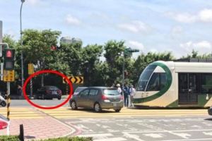 高雄BMW違停遭「輕軌列車擊毀」罰5400還要賠「天價」！高雄人罵翻輕軌:居民夢靨、輕軌根本是來擾亂交通的...