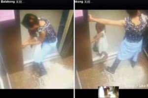 媽媽滑手機升降機夾傷女童手(內有視頻)