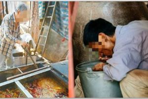 女孩看到「拾荒老伯伯」乞討被拒後跑去「翻餿水桶」！接下來她「決定做的事」讓網友激動落淚了！