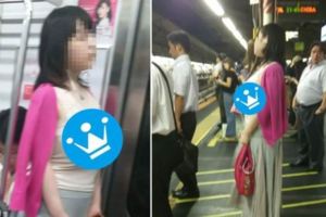 驚見二次元？等車時瞥見「前方妹」超猛大叔都在看：好狂