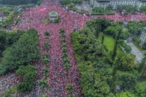 凱道民間空拍圖曝光！ 網友看傻：明年還需要選嗎