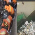  工人掉下垃圾池遭活埋　死亡影片曝光
