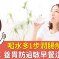 喝水多1步潤腸解毒！女中醫：養胃防過敏早餐這樣吃