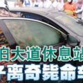 泊大道休息站男子離奇斃命車內