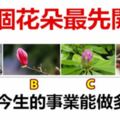 哪個花朵最先開？測你今生的事業能做多大？