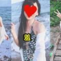 去海邊羞恥點滿！PTT中的女版名人「泳衣正面胸」下海照...美腿網狂讚：已混亂