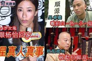 TVB藝人的「撞鬼」經驗，一個比一個可怕！14歲女鬼跟楊怡回家！