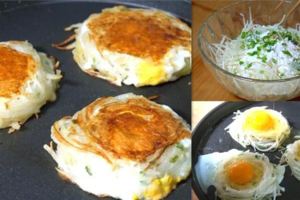 一個雞蛋，一個馬鈴薯，只需5分鐘，就能做出超搶手的早餐來，好吃營養，孩子超喜歡！