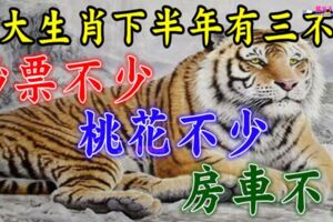 六大生肖下半年有三不少：鈔票不少、桃花不少、房車不少