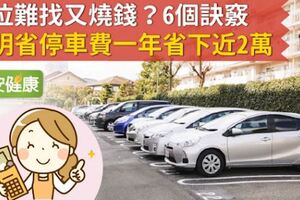 影/車位難找又燒錢？6個訣竅聰明省停車費一年省下近2萬！