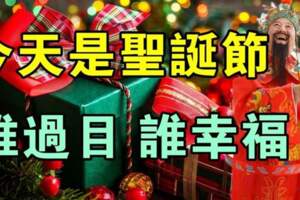 今天是聖誕節，祝福送給您（誰過目，誰幸福）