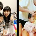 江宏傑給1歲女兒扎小辮，網友求停手：救救孩子的髮際線吧