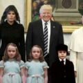 川普拜訪教宗「全家卻都穿一身黑」，教宗「超不爽的表情」直接變成爆笑P圖大賽！