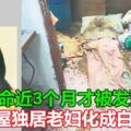 斃命近3個月才被發現，組屋獨居老婦化成白骨！