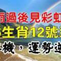 風雨過後見彩虹，12月12號過後有轉機，運勢逆襲的生肖