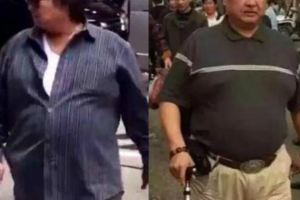 66歲洪金寶行步艱難，53歲妻子走路帶風，顏值可比范冰冰？