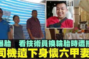 高速公路看技術員換輪胎司機遭撞斃技術員也被輾傷腳