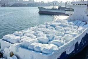 貨船遇低溫日車運抵俄全凍成冰