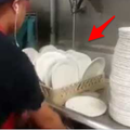 驚！這要花「多少月薪」才請得起這種員工？他一來洗碗，其它人都在旁邊看呆了…