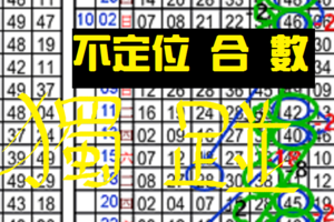 (11/08)六合 港版 不定位 合數 獨支 專車 主支三搶一 養牌二搶一