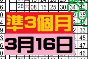 3月16日六合彩 【獨碰+獨支專欄】天機數~港號~僅供參考