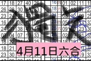 4月11日六合彩 準3個月 ~獨支專車 一中一