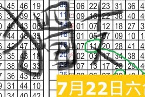 7/22 六合 到版 抓4連線 .ONE~