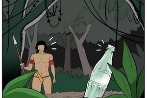 玻璃瓶與悲慘的野蠻人