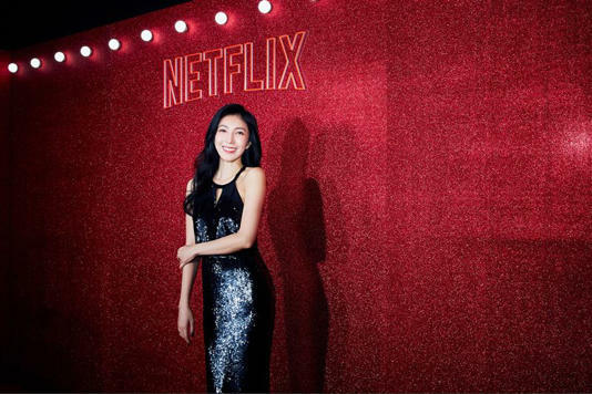 楊謹華性感出席釜山影展。(圖/Netflix提供) 楊謹華性感出席釜山影展。(圖/Netflix提供)