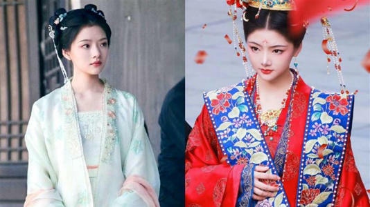 女演員任敏2020年出演《清平樂》中趙徽柔一角受到關注。(合成圖/翻攝自子衿ul微博) 女演員任敏2020年出演《清平樂》中趙徽柔一角受到關注。(合成圖/翻攝自子衿ul微博)