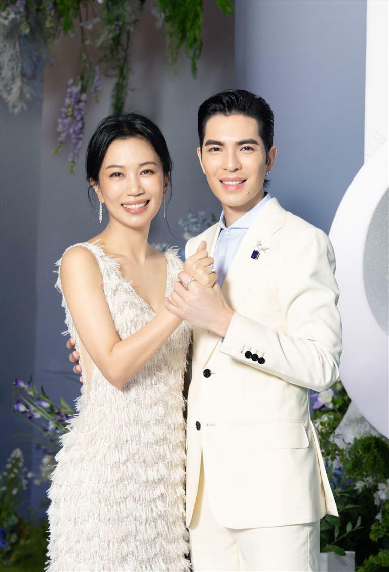 蕭敬騰和老婆林有慧舉辦婚禮。(圖/喜鵲娛樂提供) 蕭敬騰和老婆林有慧舉辦婚禮。(圖/喜鵲娛樂提供)
