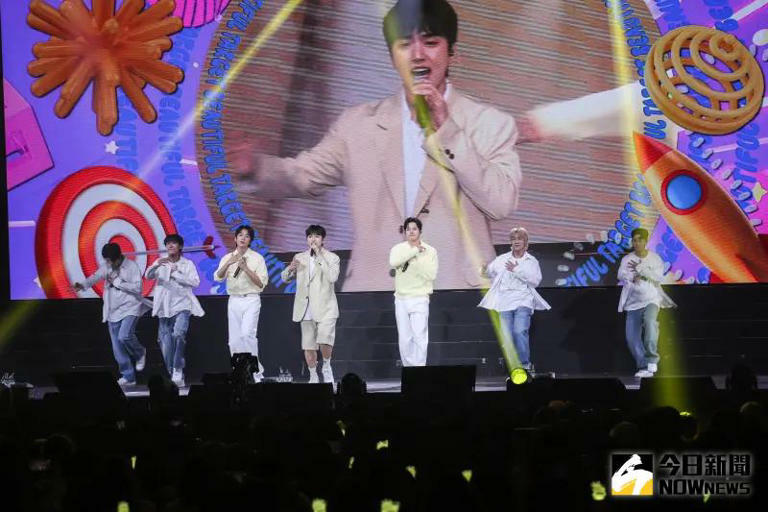 ▲韓團B1A4出道13年,相隔7年再度來台辦專場。(圖/記者陳明安拍攝) ▲韓團B1A4出道13年,相隔7年再度來台辦專場。(圖/記者陳明安拍攝)