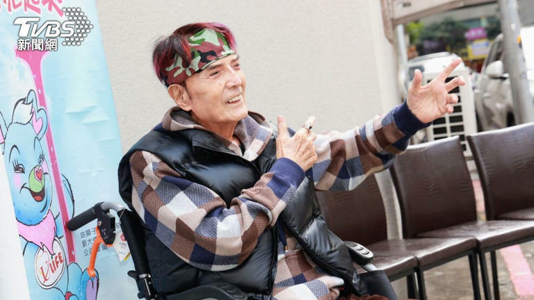 92歲「鑽石歌王」林沖。(圖/趙世平攝) 92歲「鑽石歌王」林沖。(圖/趙世平攝)