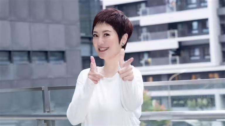 劉曉憶正拍攝《願望》。(圖/記者趙于瑩攝影) 劉曉憶正拍攝《願望》。(圖/記者趙于瑩攝影)