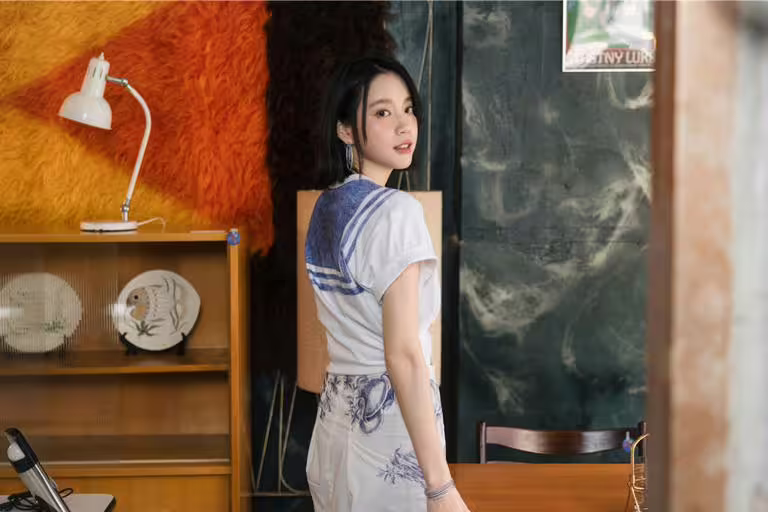 程予希受到就讀復興美工爸爸的影響,對於藝術相關都很感興趣。(星星相藝提供) 程予希受到就讀復興美工爸爸的影響,對於藝術相關都很感興趣。(星星相藝提供)