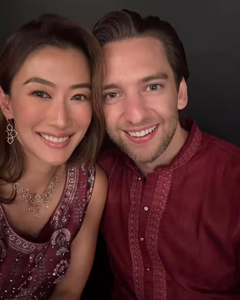 謝婷婷今年情人節大方放閃小7歲澳洲男友Mathew,正式公開戀情。(圖/翻攝自謝婷婷IG) 謝婷婷今年情人節大方放閃小7歲澳洲男友Mathew,正式公開戀情。(圖/翻攝自謝婷婷IG)