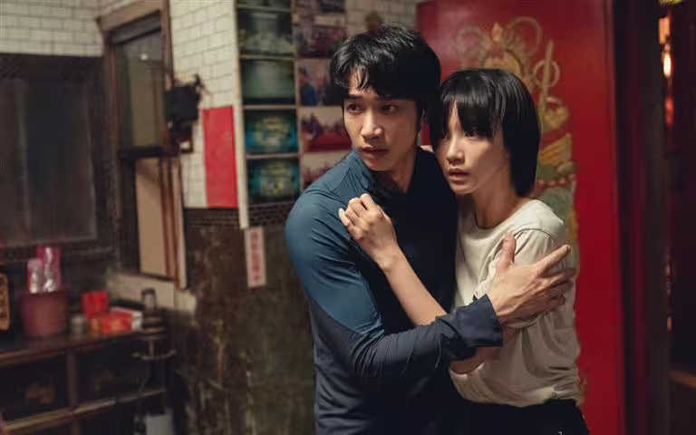 劉以豪(左)、袁澧林首度合作默契好。(圖/威視提供) 劉以豪(左)、袁澧林首度合作默契好。(圖/威視提供)