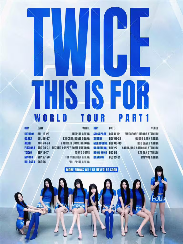 TWICE在11月22日開唱正巧強碰金馬獎。（圖／翻攝自理想國臉書）