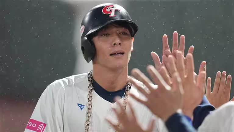 世界棒球12強錦標賽，台灣隊外野手陳晨威。（圖／棒協提供）