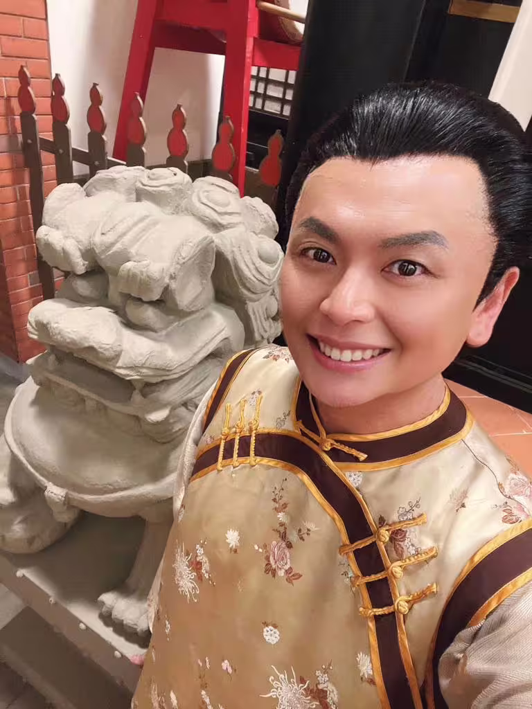 王子建日前加入連續劇《台灣奇案》劇組拍攝。(王子建提供) 王子建日前加入連續劇《台灣奇案》劇組拍攝。(王子建提供)