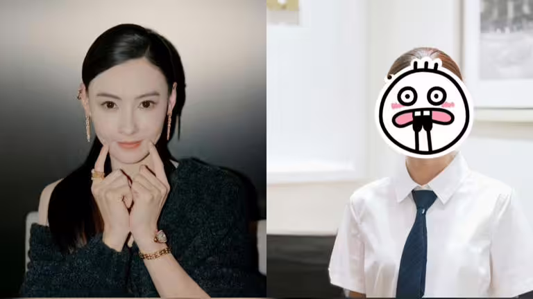 一名叫「七七」的少女因神似張柏芝（左）爆爆紅。（圖／翻攝自微博、小紅書）